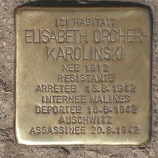 Un exemple de pavé de la mémoire