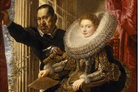 Rubens: "Portrait de Maria Grimaldi et de son nain". 1607