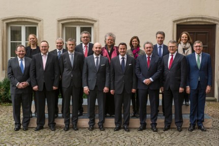 Le gouvernement grand-ducal sous la conduite de Xavier Bettel (DP)