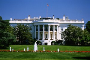The White House in Washington waar Hans Bonte aanwezig was