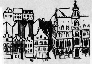 "Grand' Place" © "Fondation Monique Marin"