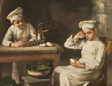 "Les Marmitons"/J. Bail/ (c) "Galerie Ary Jan"