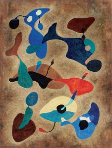 L'une de ses 9 toiles exposées (c) "Hergé"